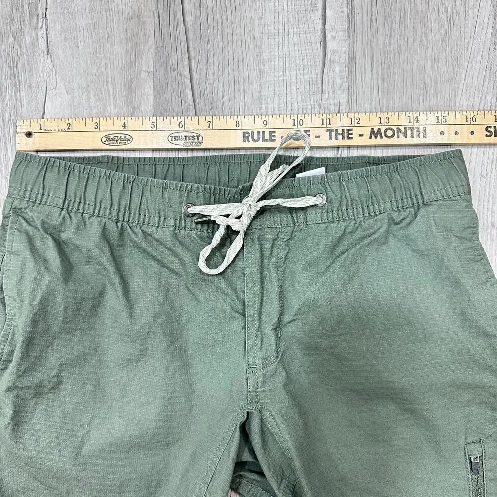 Vuori Womens Medium Ripstop Pants Green Organic Cotton Stretch - Picture 6 of 10